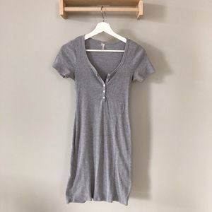American Apparel ribbed mini dress